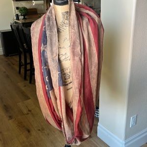 American flag infinity scarf